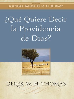 cover image of ¿Qué quiere decir la providencia de Dios?